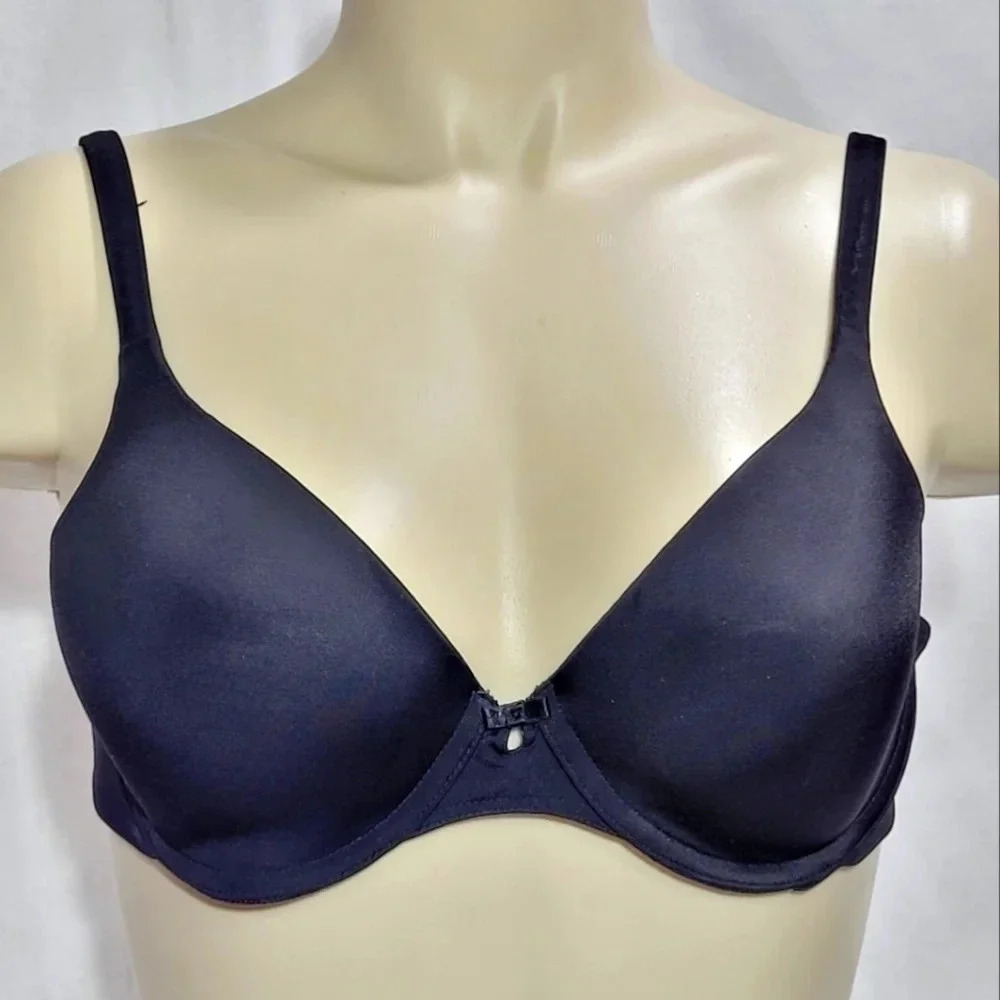36B DKNY 453593 Molded Cup Underwire Bra Black‎ Excellent Pre-owned Condition